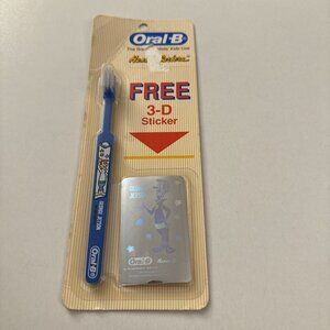 New Vintage Oral B Toothbrush Hanna Barbera George Jetson Hologram E2